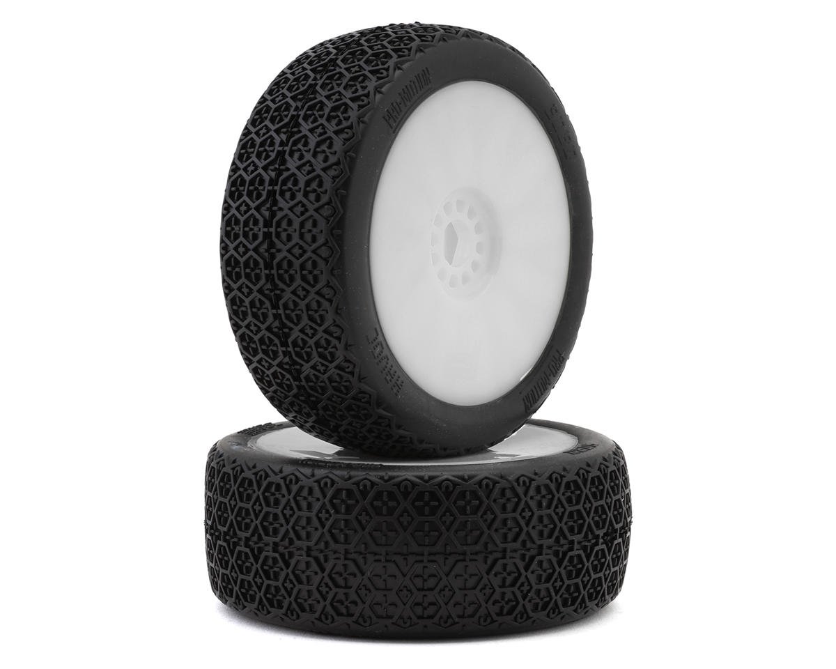 Pro-Motion Havoc 1/8 Buggy Pre-Mount Tires (White) (2) (Soft)