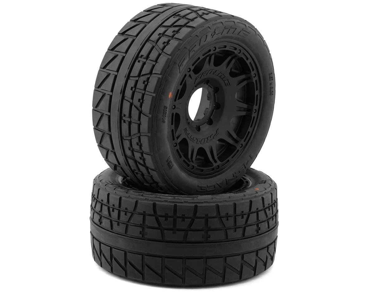 Pro-Line 1/6 Menace HP Belted Pre-Mounted 8S Monster Truck Tire (Black)(2) w/8x48mm Hex (Soft)