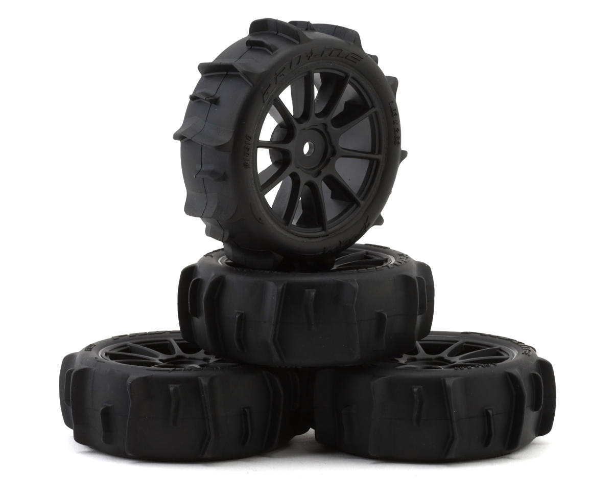 Pro-Line Dumont 1.9" Pre-Mounted Buggy Tire (Black) (4) (Typhon Grom) w/Mach-10 Wheel