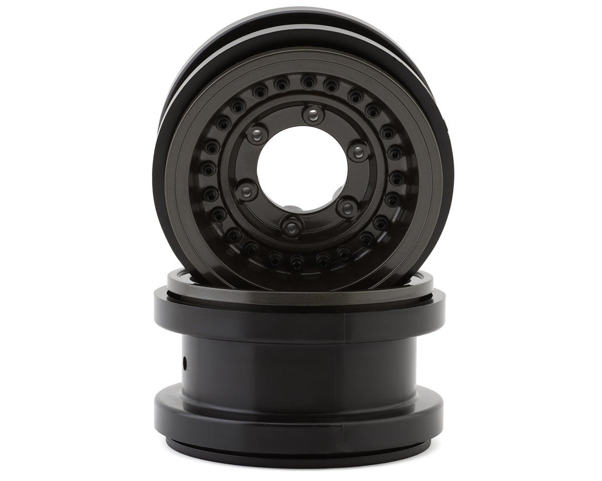 Pro-Line Axial SCX6 Black Rhino Armory 2.9" Aluminum Dual Offset Beadlock Wheels (Black) (2)