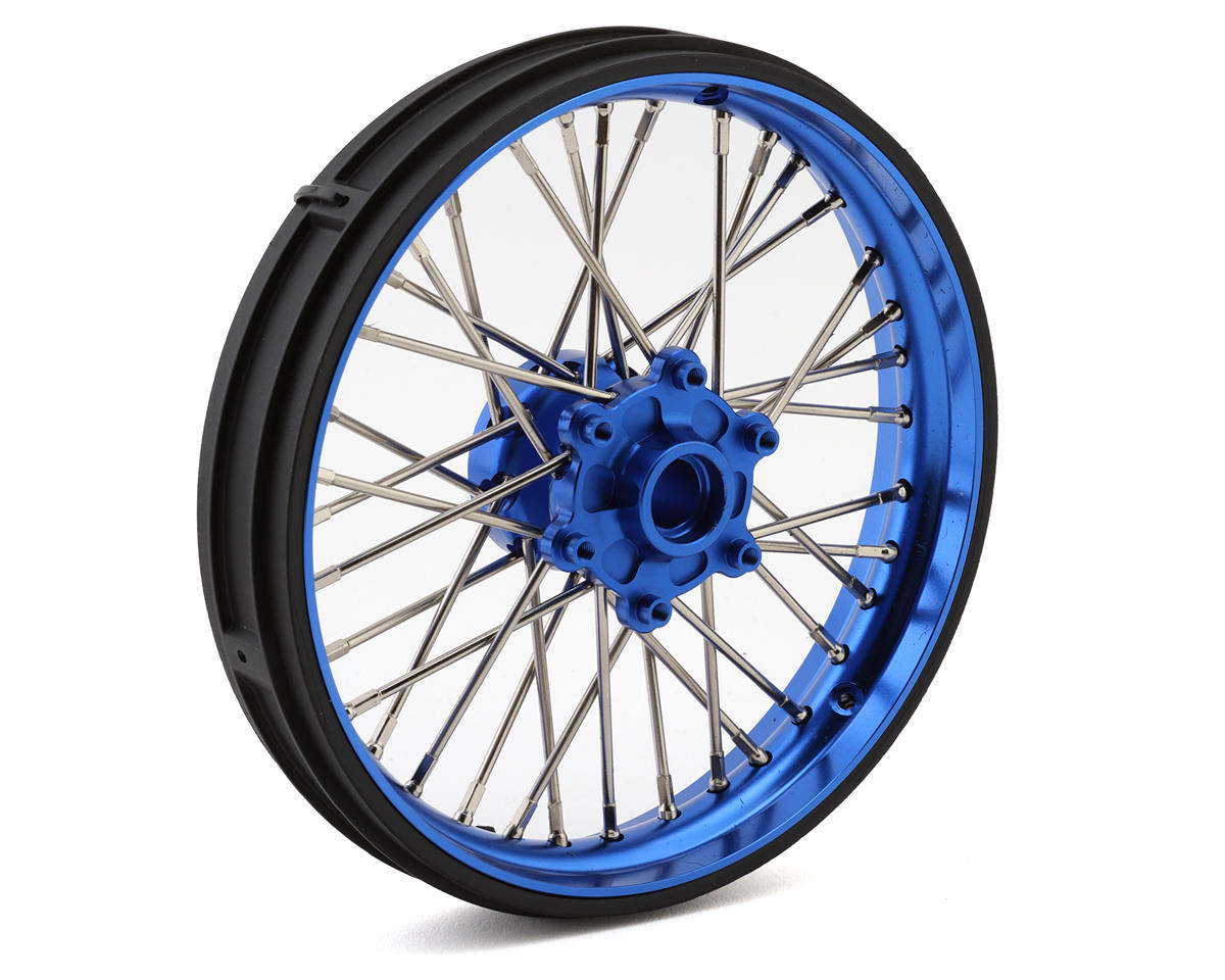 Pro-Line Promoto-MX Pro-Spec Aluminum V2 Bead Pre-Assembled Front Wheel (Blue/Blue)