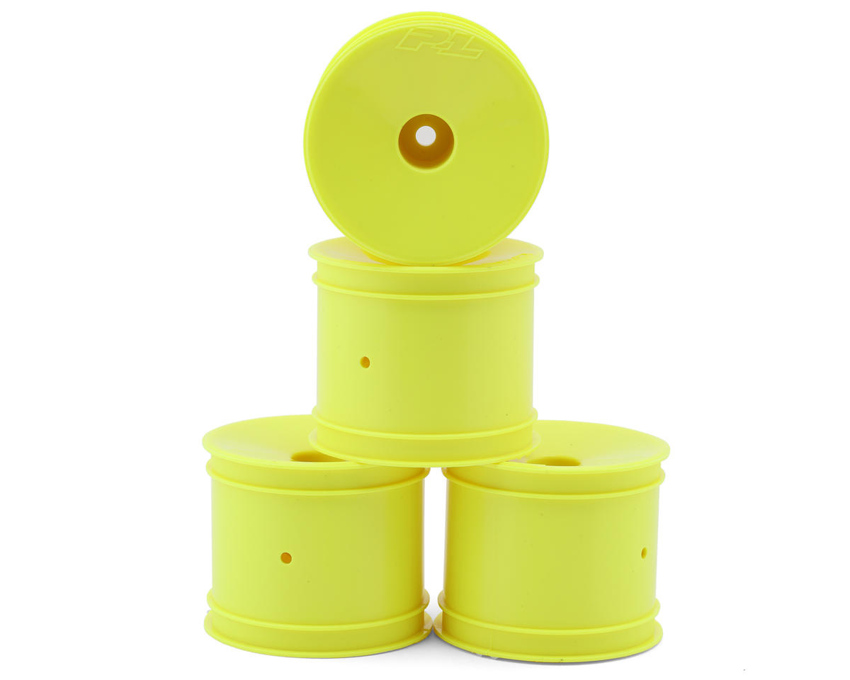 Pro-Line Velocity 2.2" 1/10 Stadium Truck Wheels (Yellow) (4) (22X-T/T6.1) w/12mm Hex