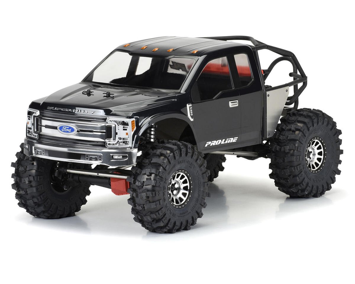 Pro-Line SCX6 2017 Ford F-250 Super Duty 1/6 Rock Crawler Body (Clear) (Cab Only)