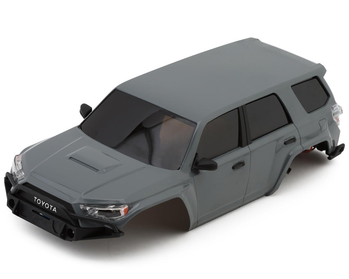 Pro-Line Axial SCX24 2024 Toyota 4Runner TRD Pro Hard Pre-Assembled Body (Grey) (132mm WB)