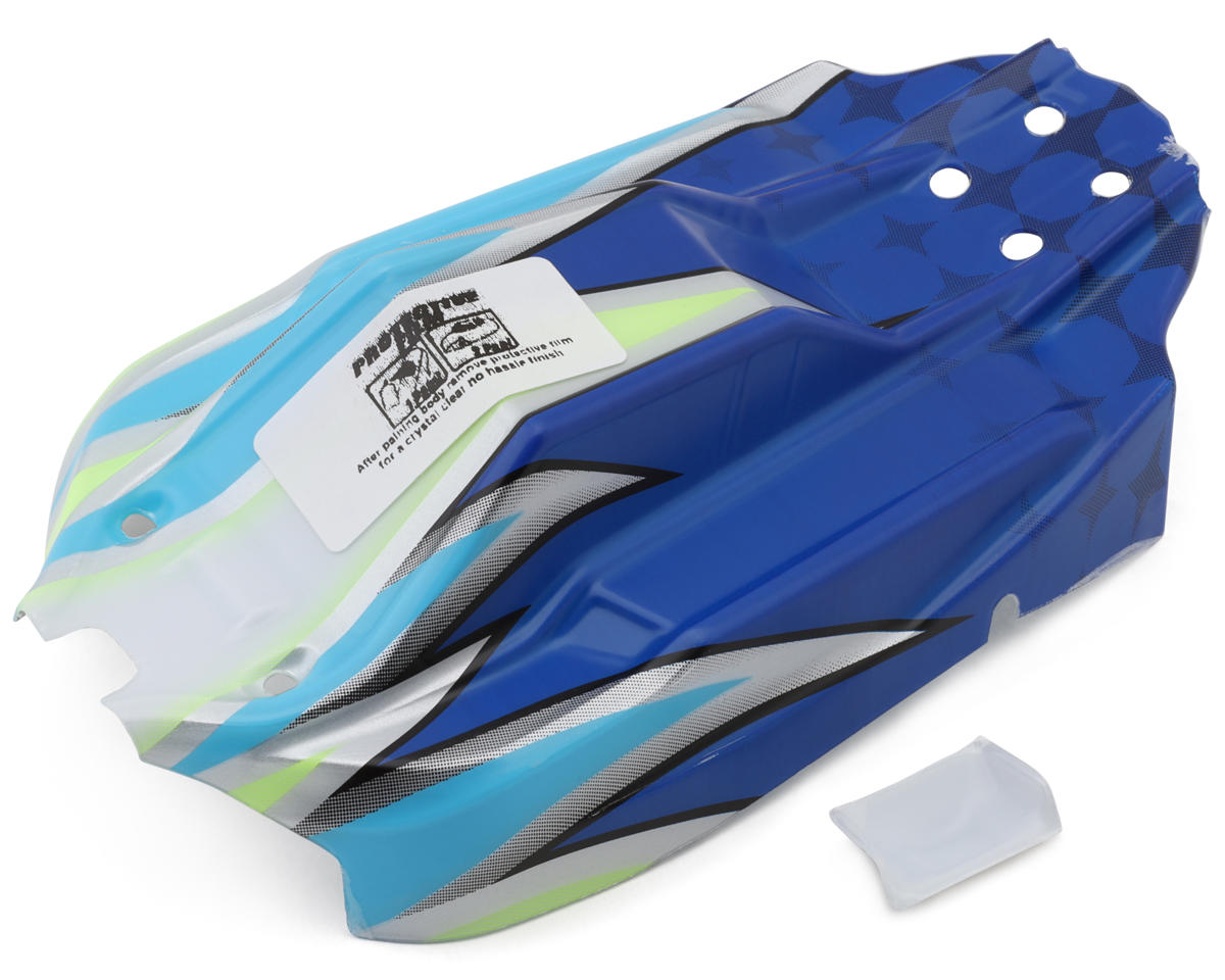 Pro-Line Arrma® Typhon Grom Axis Jagged 1/14 Pre-Painted Buggy Body (White/Blue) (Limited Edition) w/Front Wing