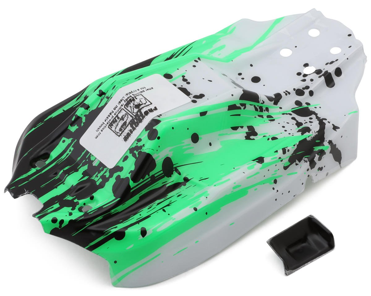 Pro-Line Arrma® Typhon Grom Axis Splat 1/14 Pre-Painted Buggy Body (Green/White) (Limited Edition) w/Front Wing