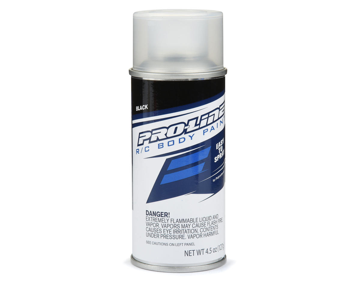 Pro-Line RC Body Spray Paint (Black) (4.5oz)