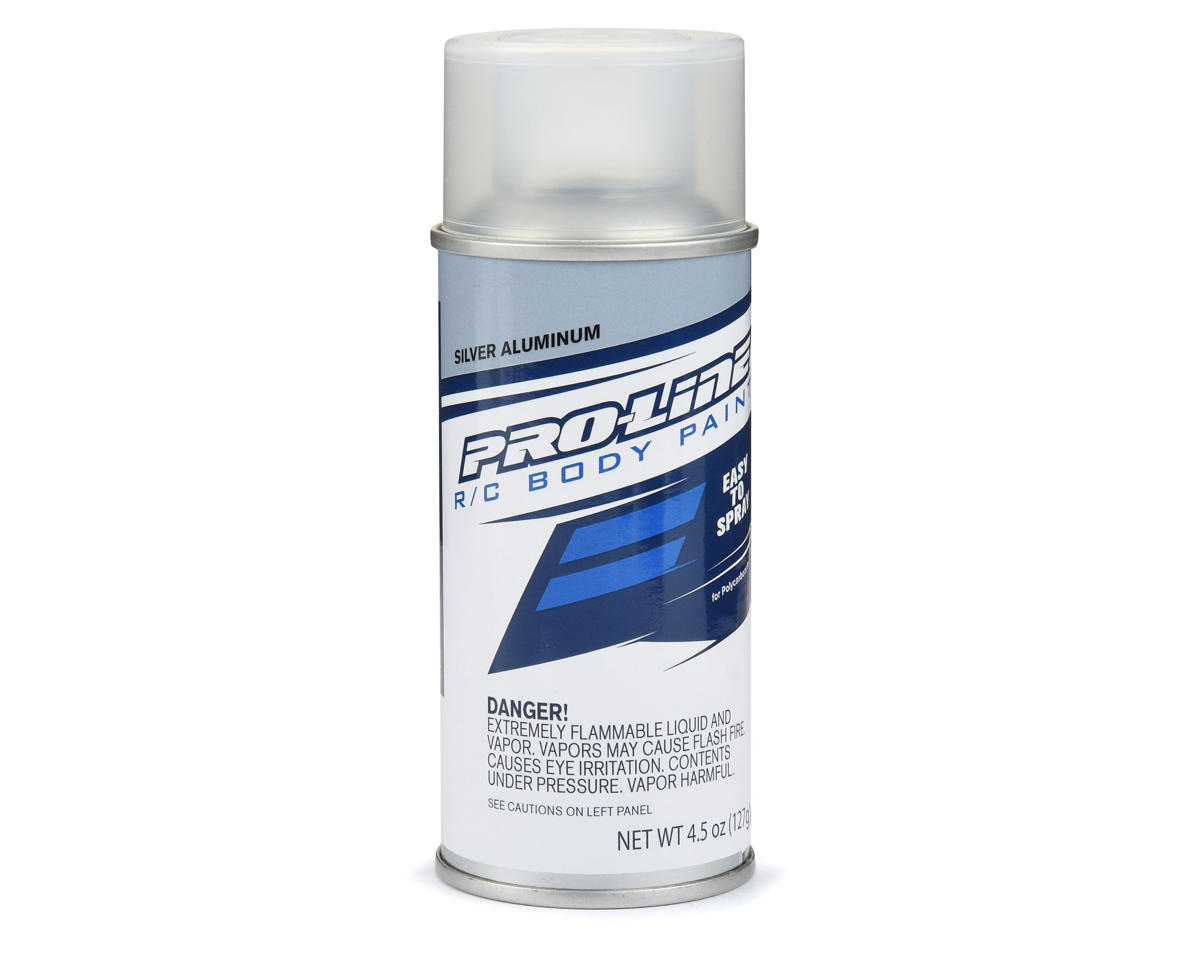 Pro-Line RC Body Spray Paint (Silver Aluminum) (4.5oz)