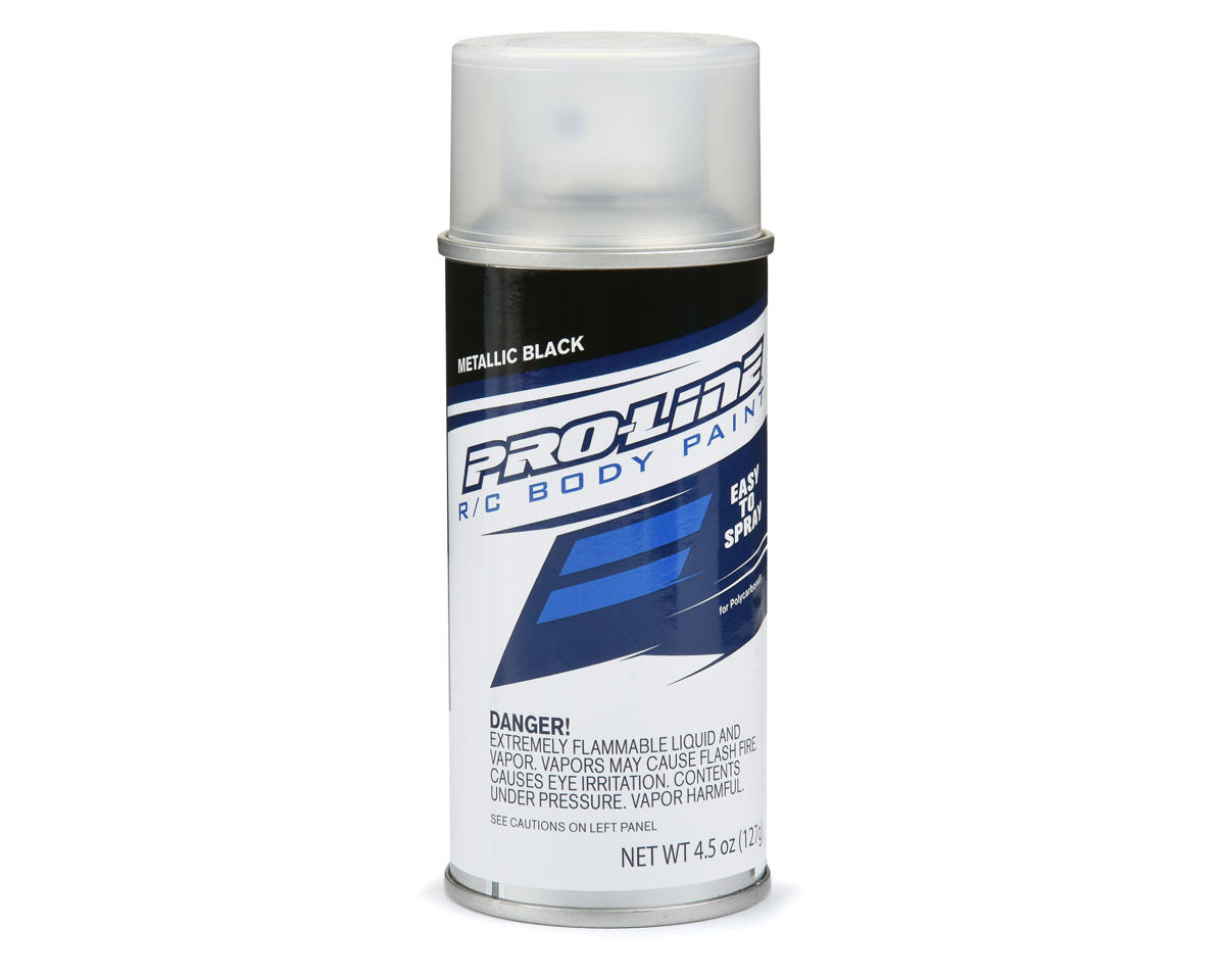Pro-Line RC Body Spray Paint (Metallic Black) (4.5oz)
