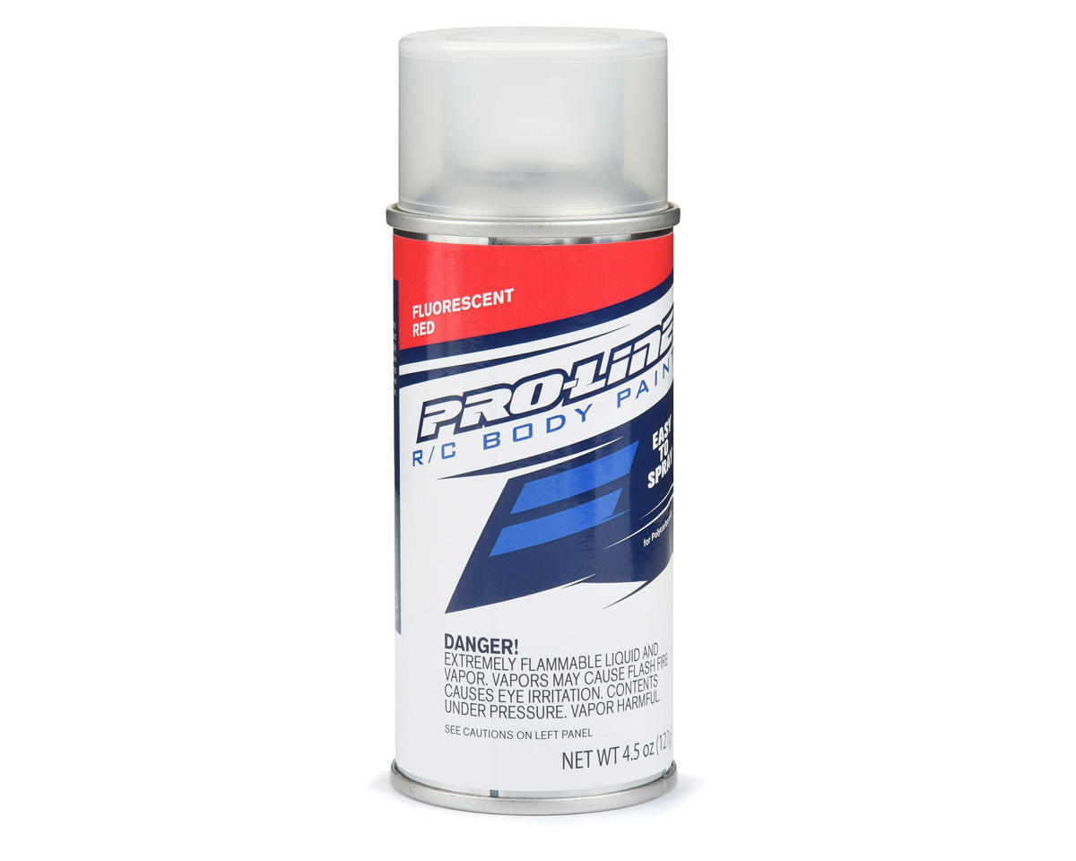 Pro-Line RC Body Spray Paint (Fluorescent Red) (4.5oz)