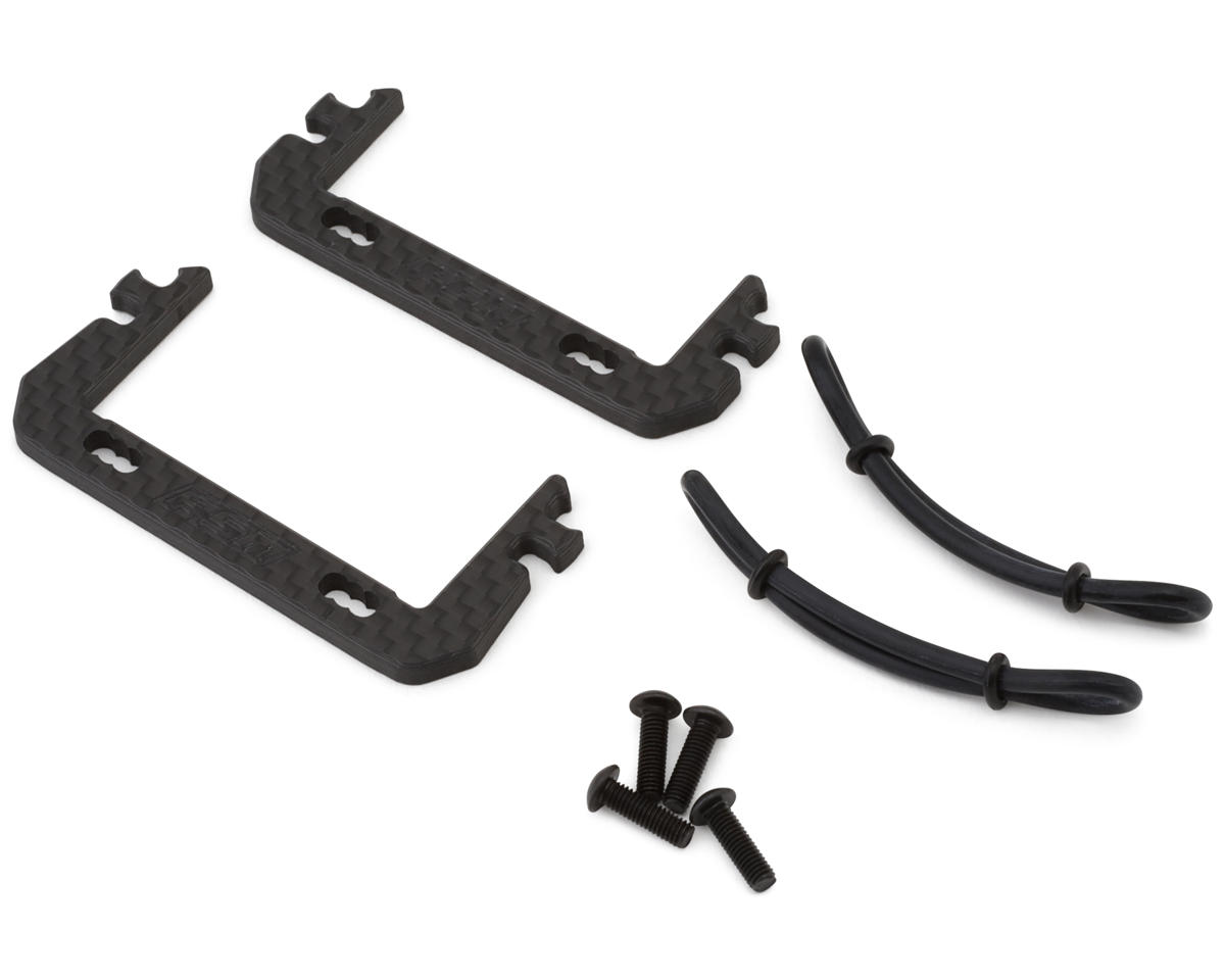 PSM B7 Carbon Fiber Battery Mount System w/O-Ring (Black) (4.0mm)