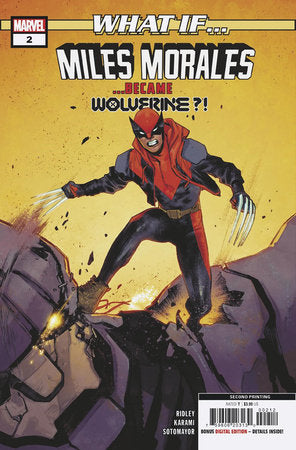 WHAT IF...? MILES MORALES #2 PICHELLI 2ND PRINTING VARIANT