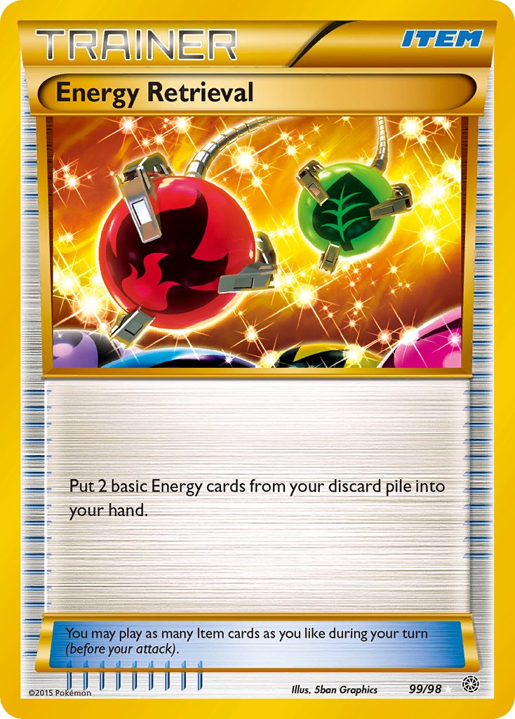 Energy Retrieval - 099/098 (AOR) Secret Rare - Near Mint Holofoil