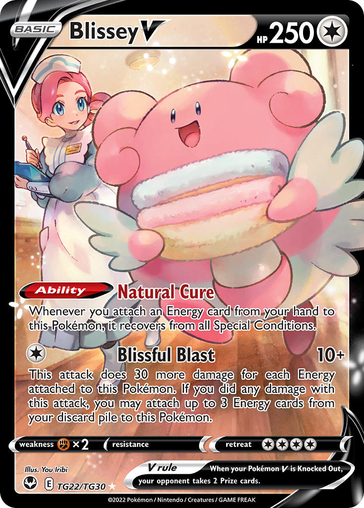 Blissey V - TG22/TG30 (SWSH12:TG) Ultra Rare - Near Mint Holofoil