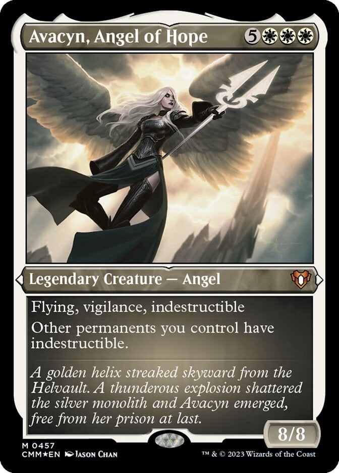 Avacyn, Angel of Hope [#0457 Etched Foil] (CMM-M)