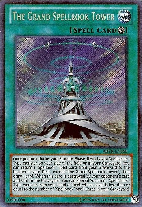 The Grand Spellbook Tower (ABYR-EN060) Secret Rare - Near Mint Unlimit