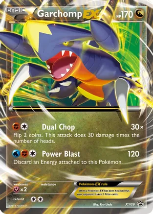 Garchomp EX - XY09 (XY:PR) Promo - Light Play Holofoil