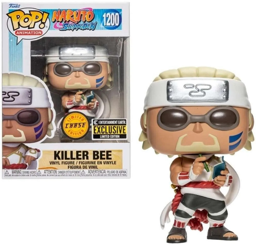 POP Figure: Naruto Shippuden #1200 - Killer Bee (EE) (Chase) (Damaged
