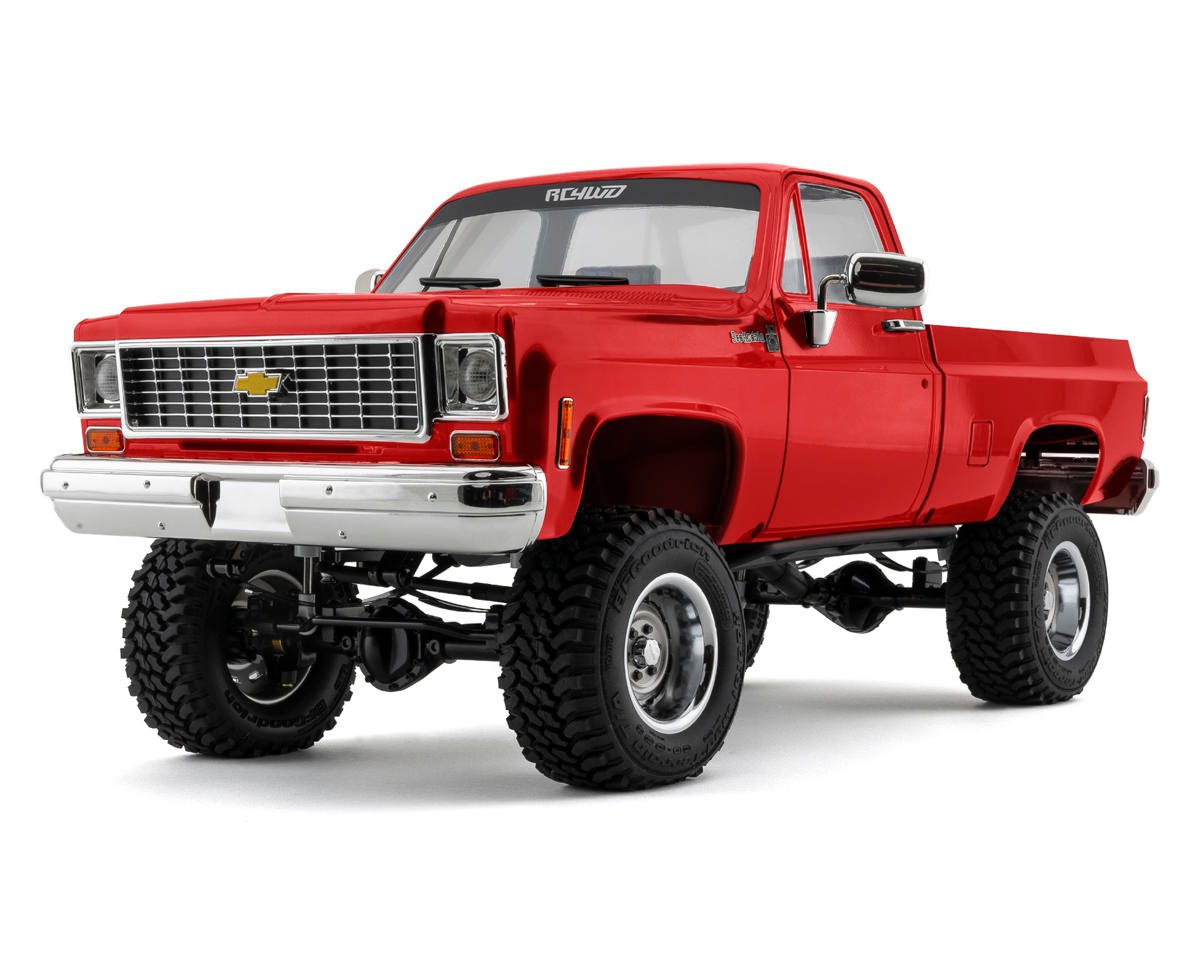 RC4WD Trail Finder 2 "LWB" RTR Scale Truck w/ Chevrolet K10 Scottsdale Hard Body (Red)