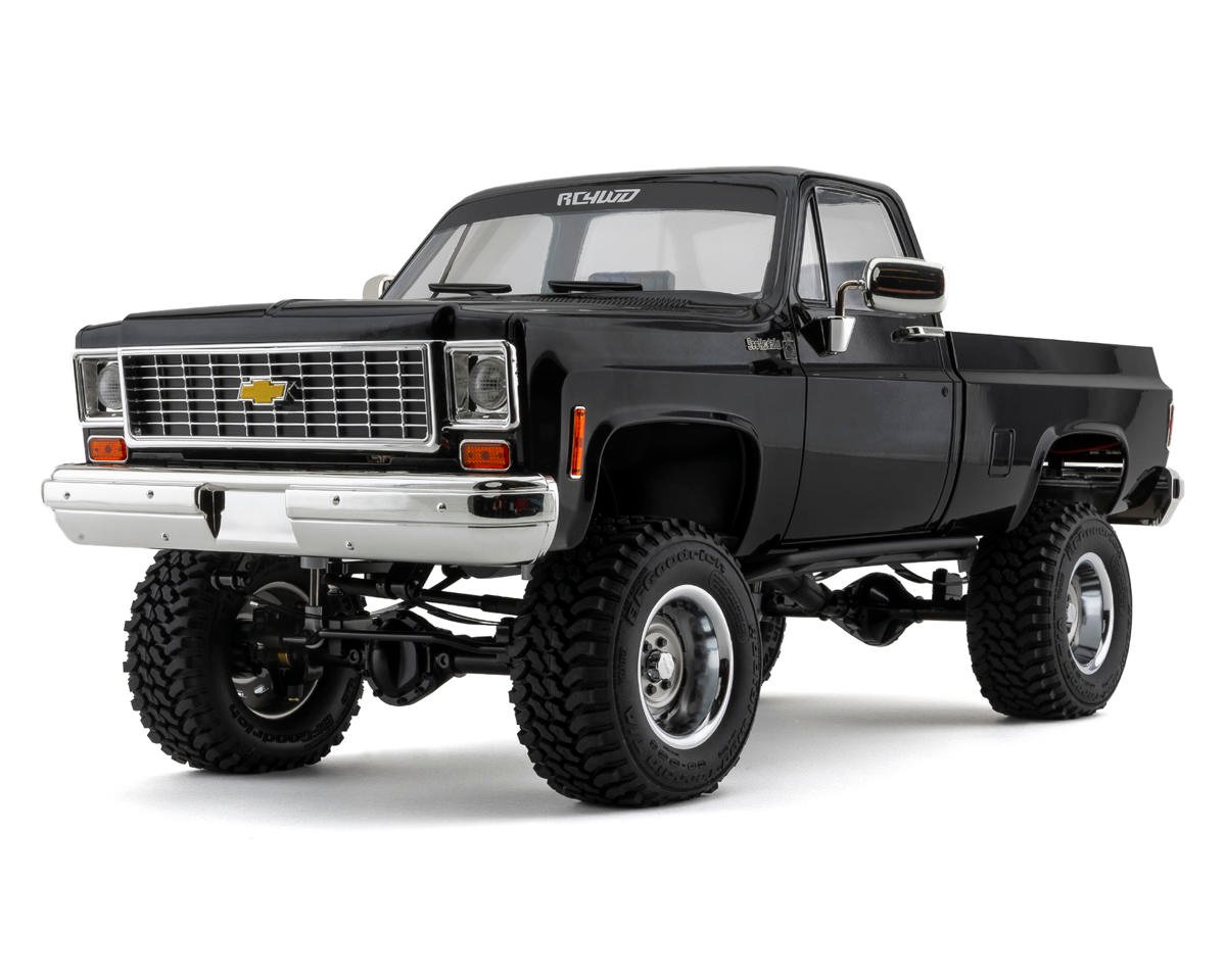 RC4WD Trail Finder 2 "LWB" RTR Scale Truck w/Chevrolet K10 Scottsdale Hard Body (Black)
