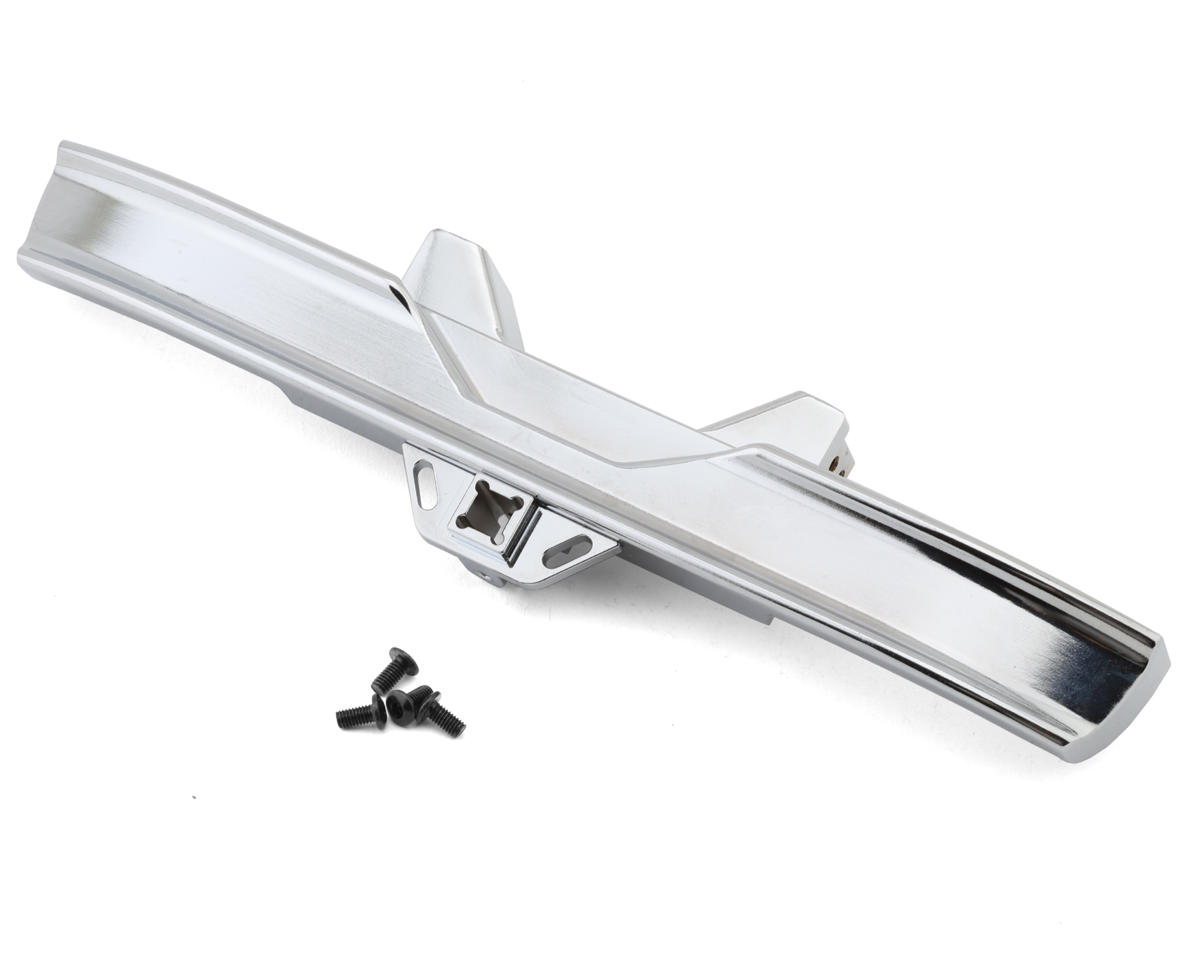 RC4WD Retro Aluminum Rear Bumper for Traxxas TRX-4 2021 Ford Bronco (Chrome)