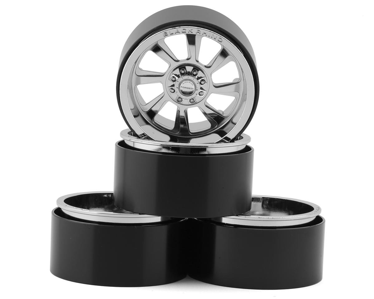 RC4WD Black Rhino 2.6" Blaster Forged Deep Dish Wheel Set (Chrome) (4) w/12mm Hex