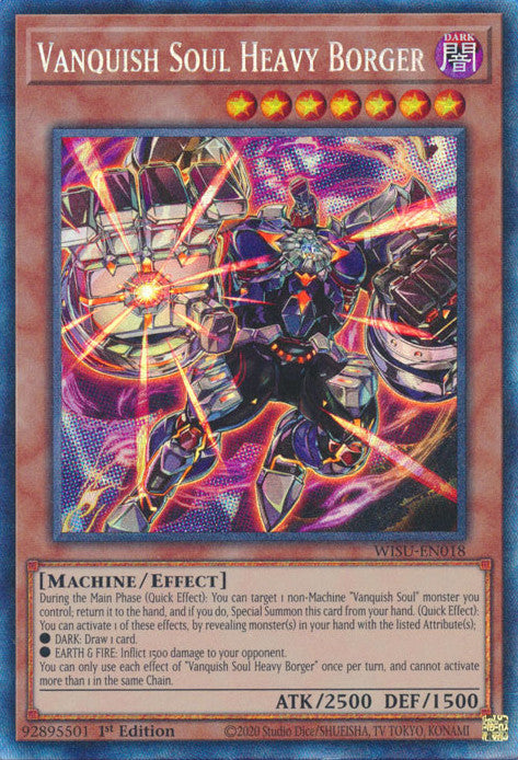 Vanquish Soul Heavy Borger (CR) (WISU-EN018) Collector's Rare - Near M
