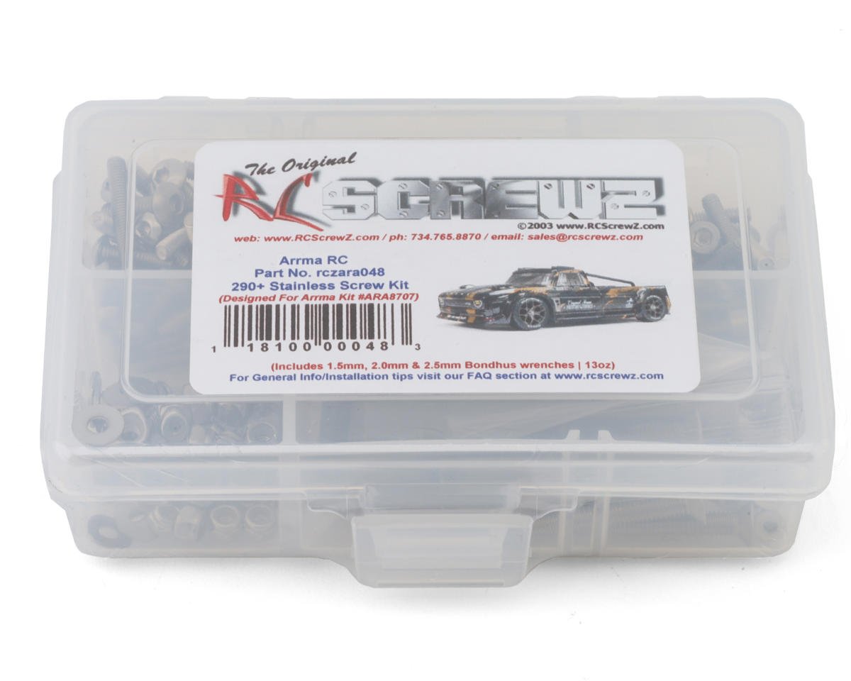 RC Screwz Arrma Infraction V3 3S BLX Stainless Steel Screw Kit