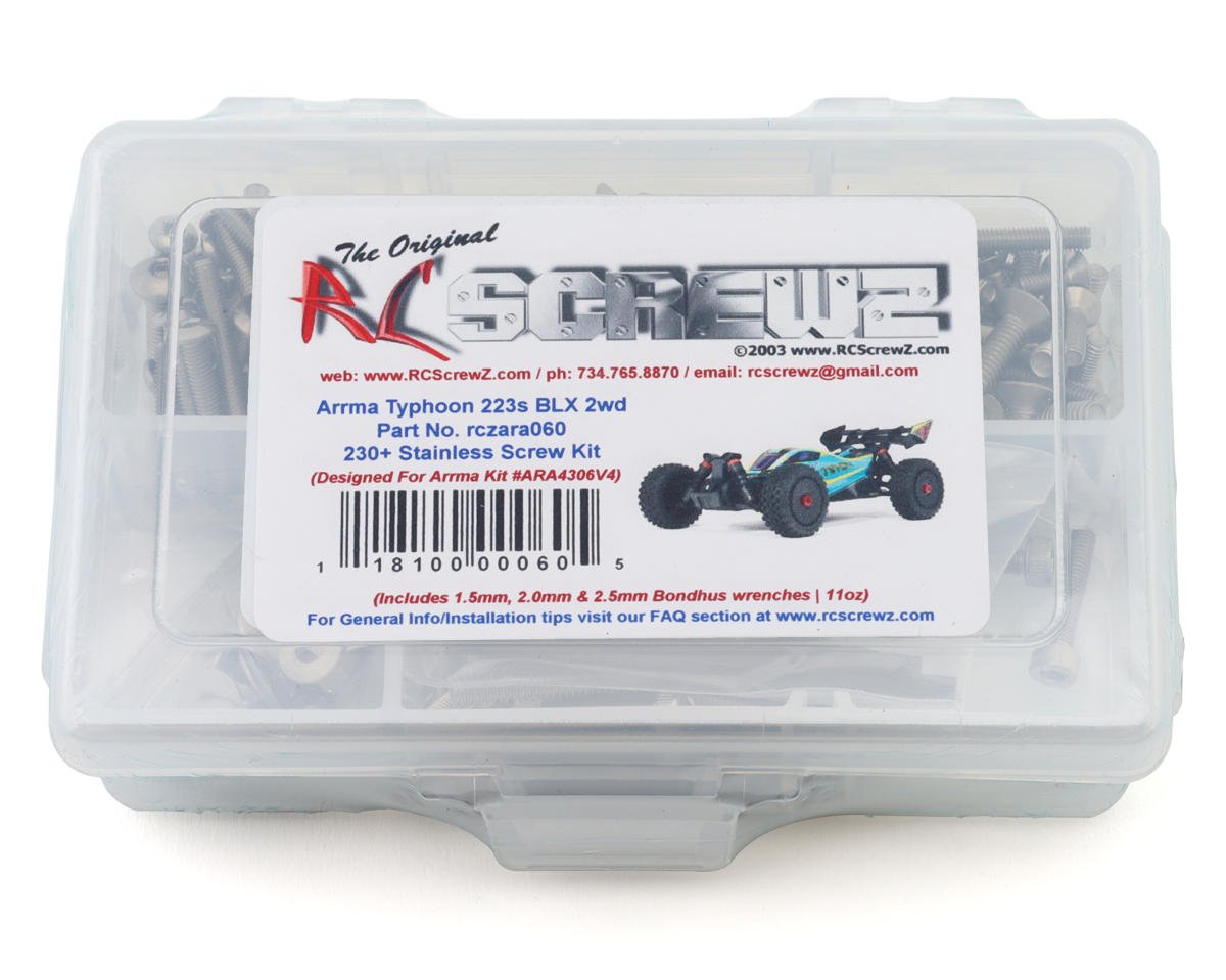 RC Screwz Arrma® Typhon™ 223S BLX 1/8 Buggy Stainless Steel Screw Kit