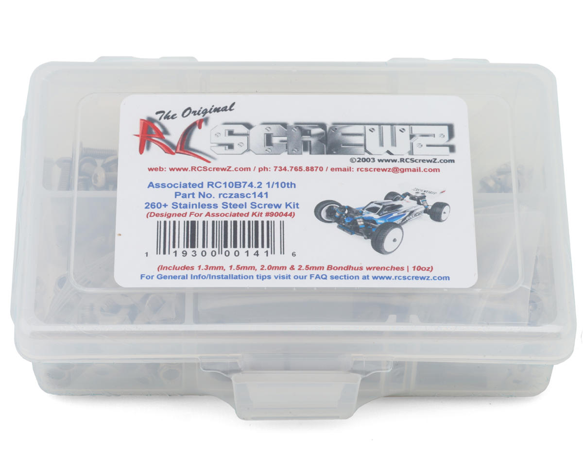 RC Screwz Team Associated RC10B74.2 Stainless Steel Screw Kit
