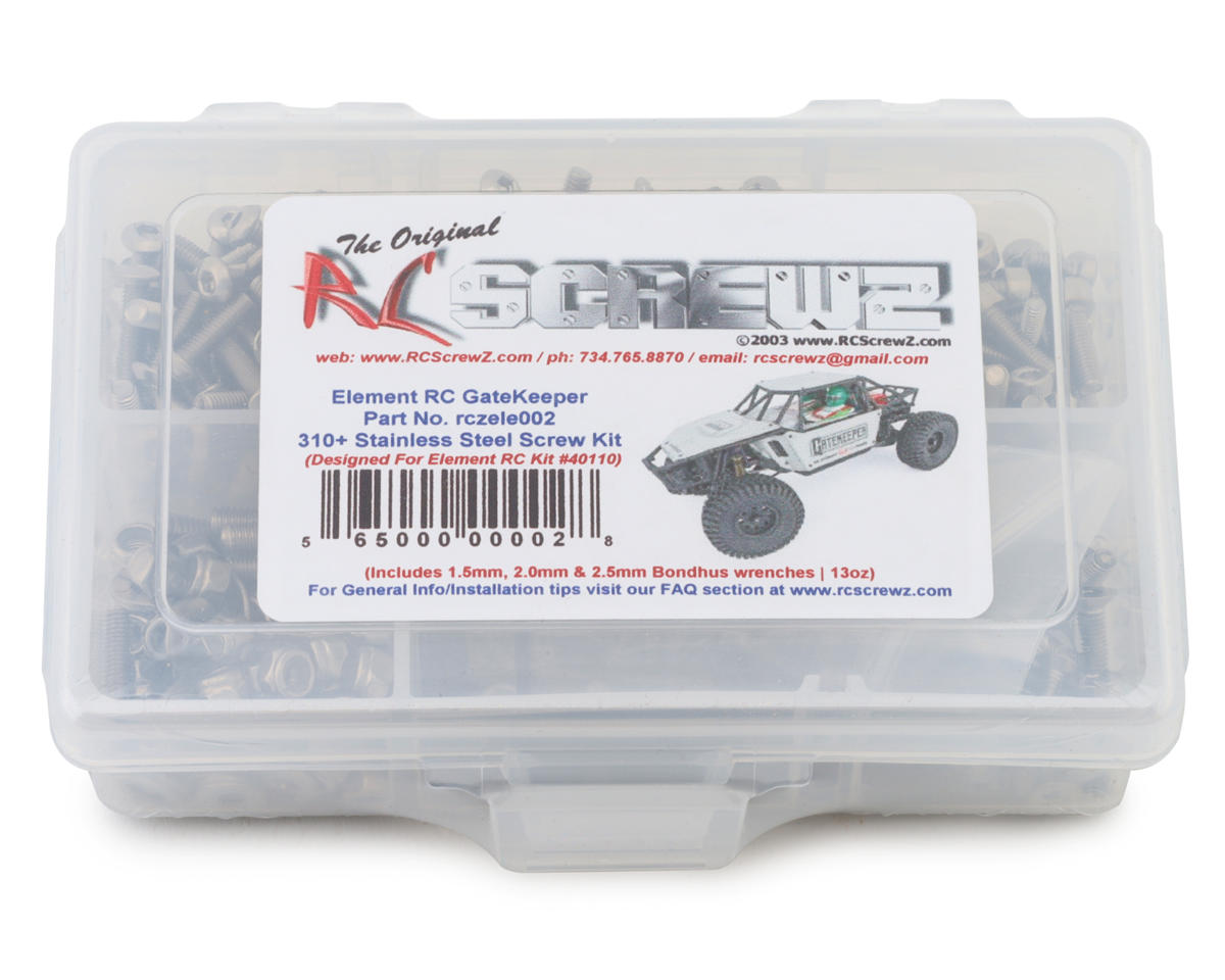 RC Screwz Element RC Enduro GateKeeper Stainless Steel Screw Kit
