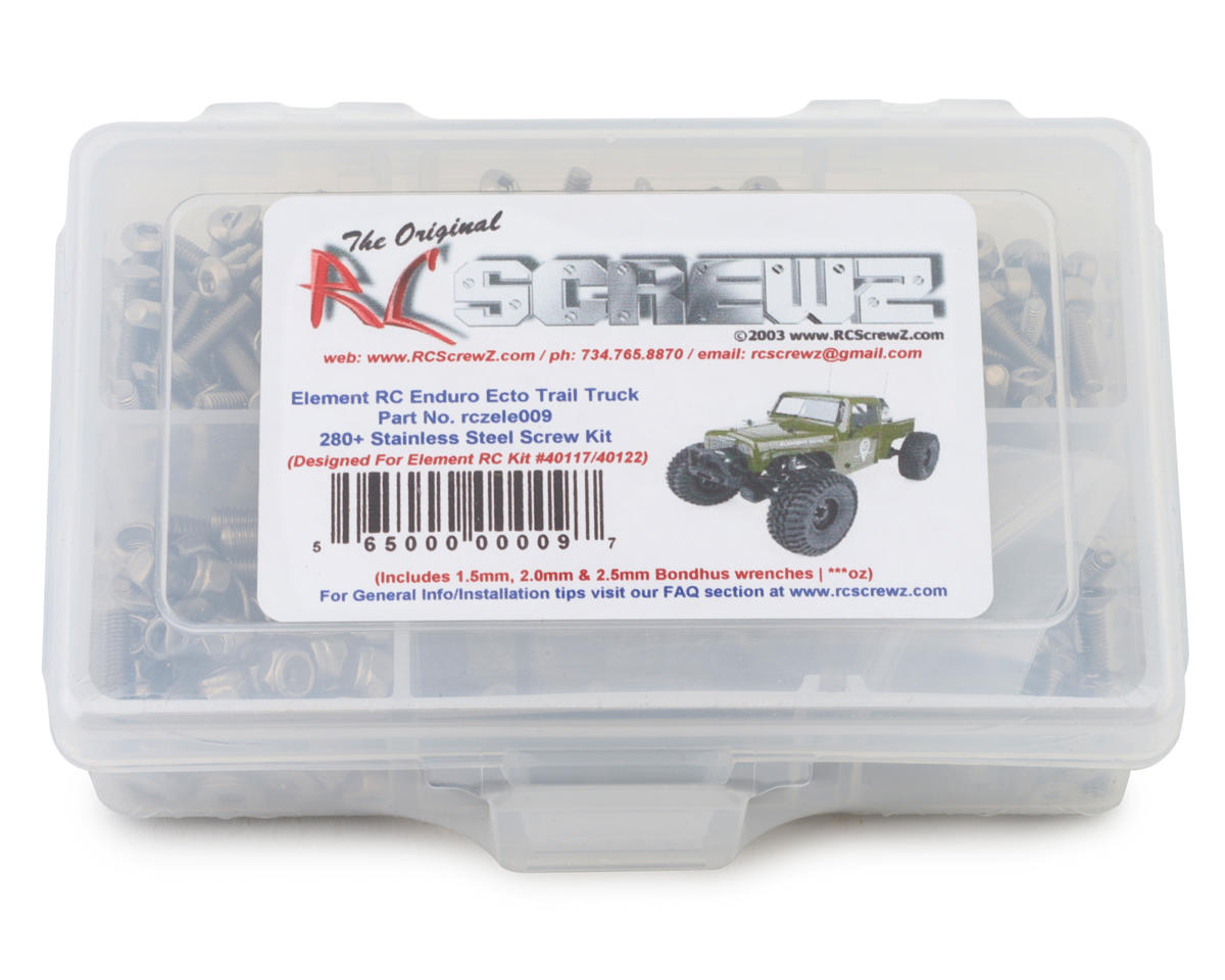 RC Screwz Element RC Enduro Ecto Trail Truck Stainless Steel Screw Kit