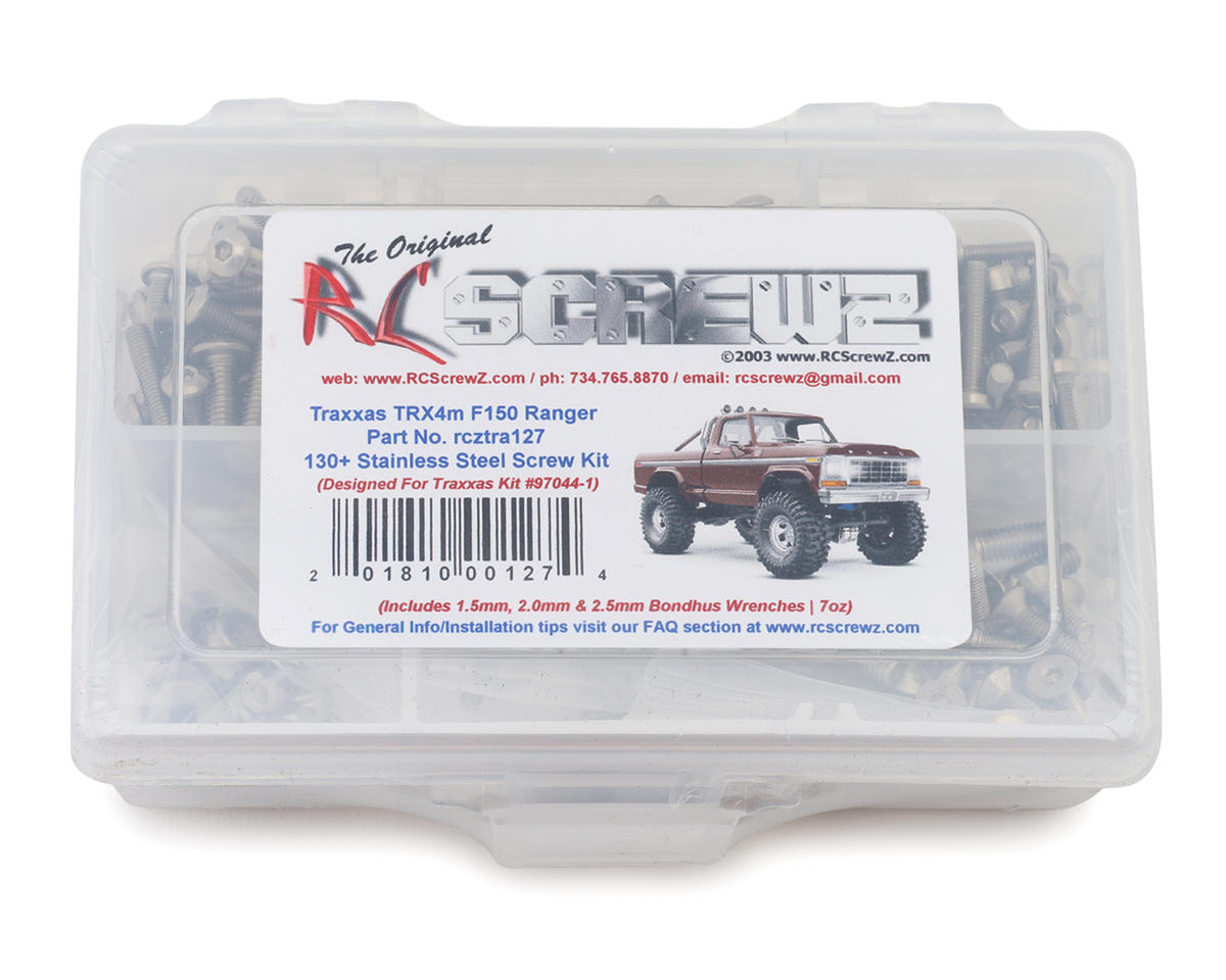 RC Screwz Stainless Steel Screw Kit for Traxxas® TRX-4M® 1/18 F-150® Ranger® (TRA97044-1)