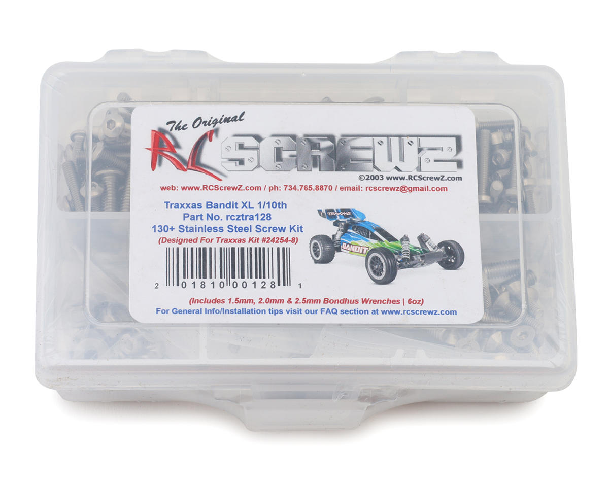 RC Screwz Stainless Steel Screw Kit for Traxxas® Bandit® 1/10 2WD Buggy (TRA24254-8)