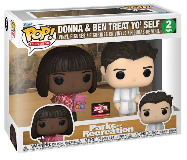 POP Figure Box Set: Parks & Rec - Donna & Ben Treat Yo' Self (2 Pack)