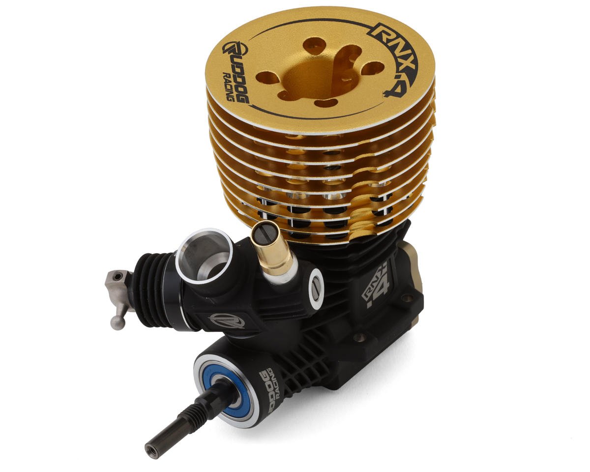 Ruddog RNX.4 3.5cc (.21) Competition Off-Road Nitro Engine (25% Nitro Version) w/Storage Bag