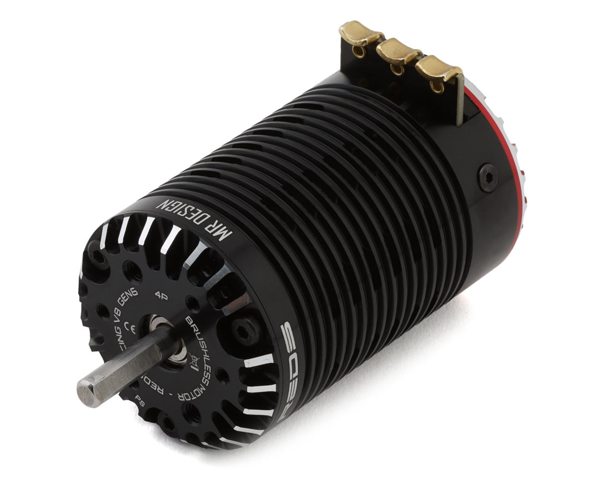 REDS Gen6 V8 4-Pole 1/8 Competition Brushless Sensored Motor (2200kV)