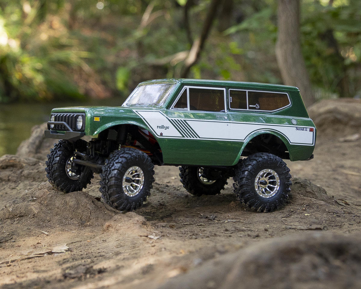 Redcat Ascent-18 International Scout II 1/18 4WD RTR Rock Crawler (Green) w/2.4GHz Radio, Battery & Charger
