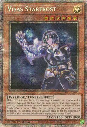 Visas Starfrost (Starlight Rare) (CYAC-EN100) Starlight Rare - Near Mi
