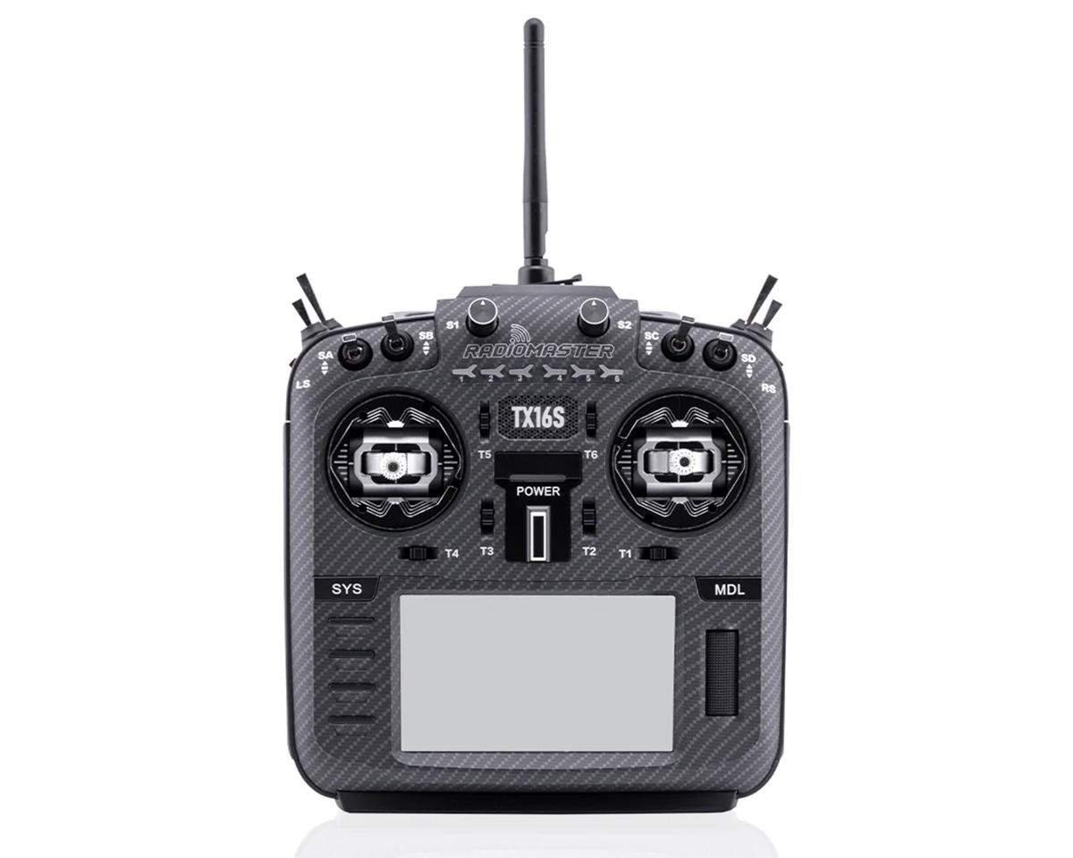 RadioMaster TX16S MKII Max 2.4GHz 16-Channel Radio System w/AG01 Gimbal (ELRS) (Black)