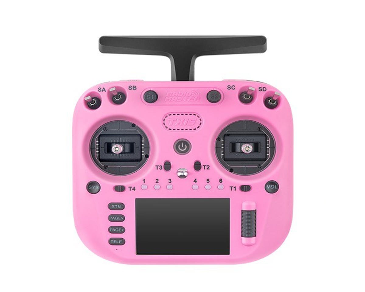 RadioMaster TX15 Dual-Band 2.4GHz/900MHz 16-Channel Radio System (Pink) (ELRS)
