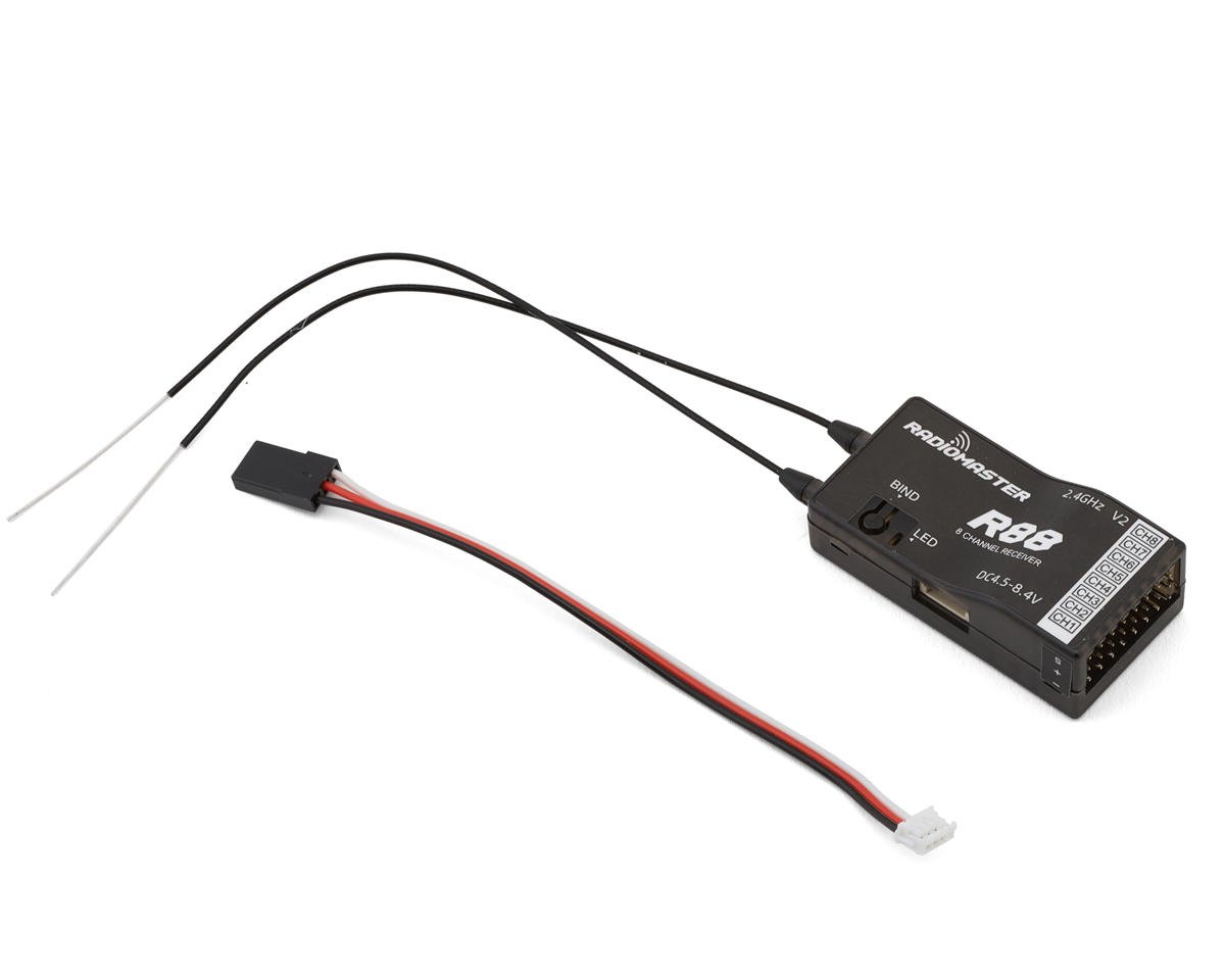 RadioMaster R88 V2 D8/D16/SFHSS 2.4GHz 8 Channel Receiver