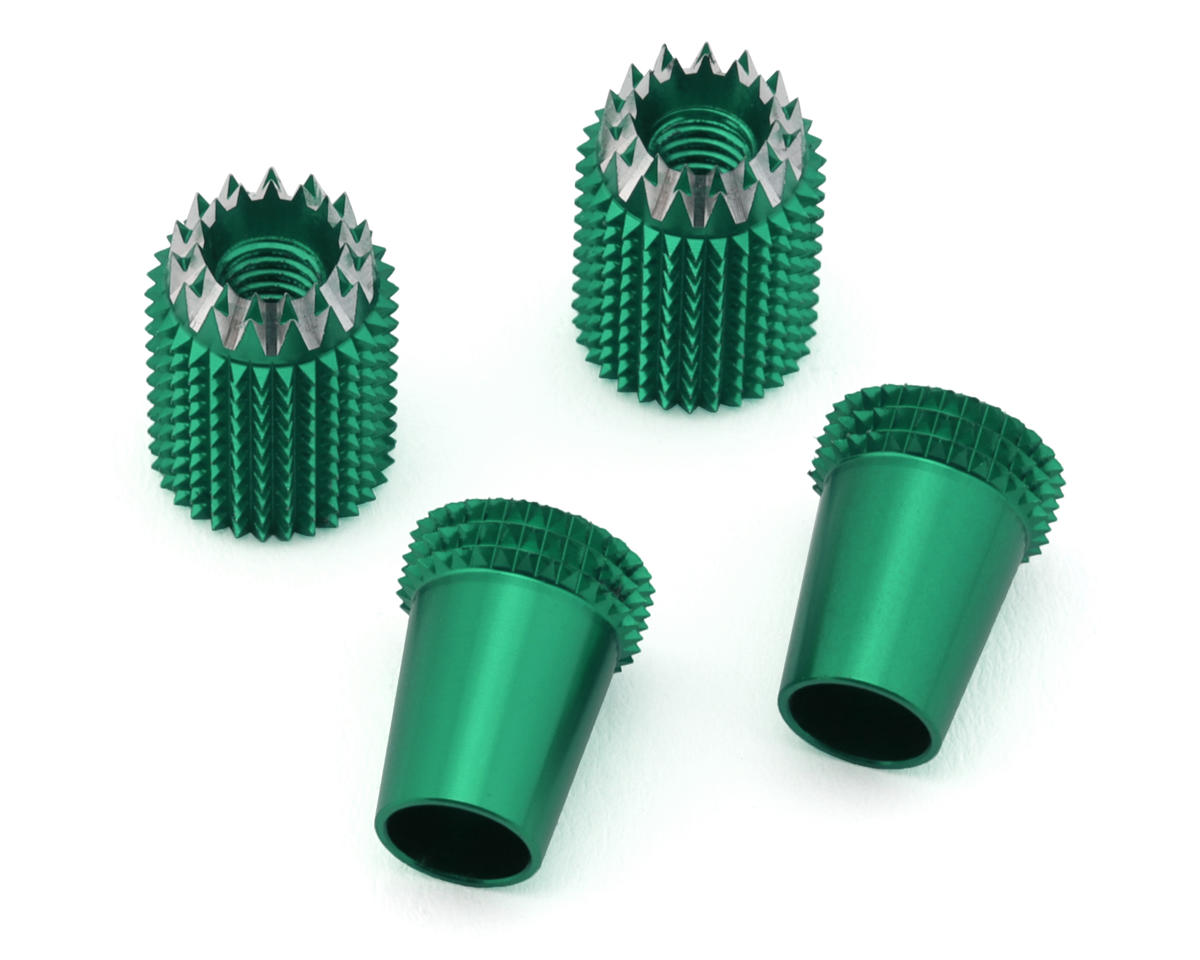 RadioMaster Sticky 360 Gimbal Stick Ends for AG01/AG01-V Gimbals (4mm Thread) (Green)