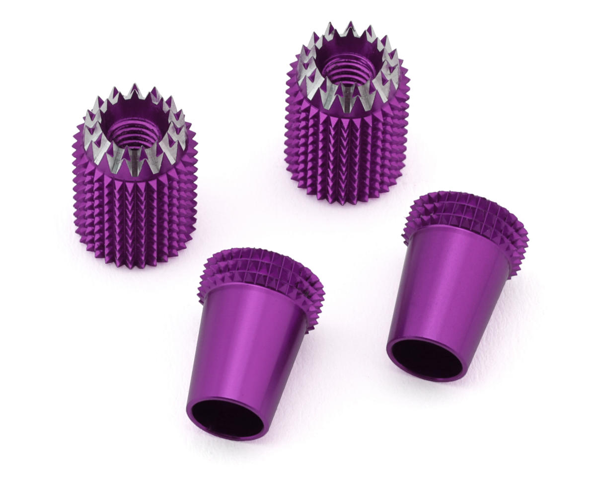 RadioMaster Sticky 360 Gimbal Stick Ends for AG01/AG01-V Gimbals (4mm Thread) (Purple)