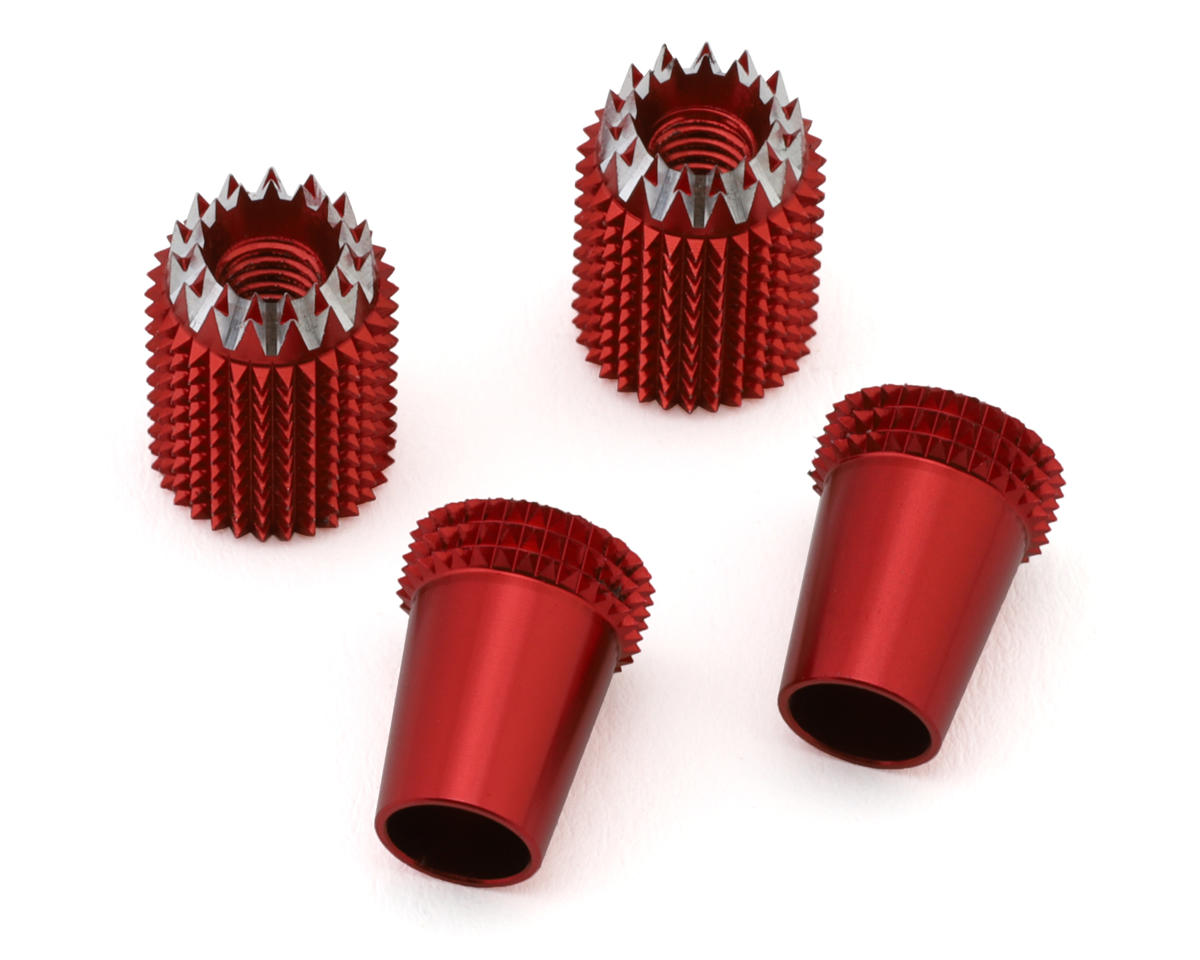 RadioMaster Sticky 360 Gimbal Stick Ends for AG01/AG01-V Gimbals (4mm Thread) (Red)