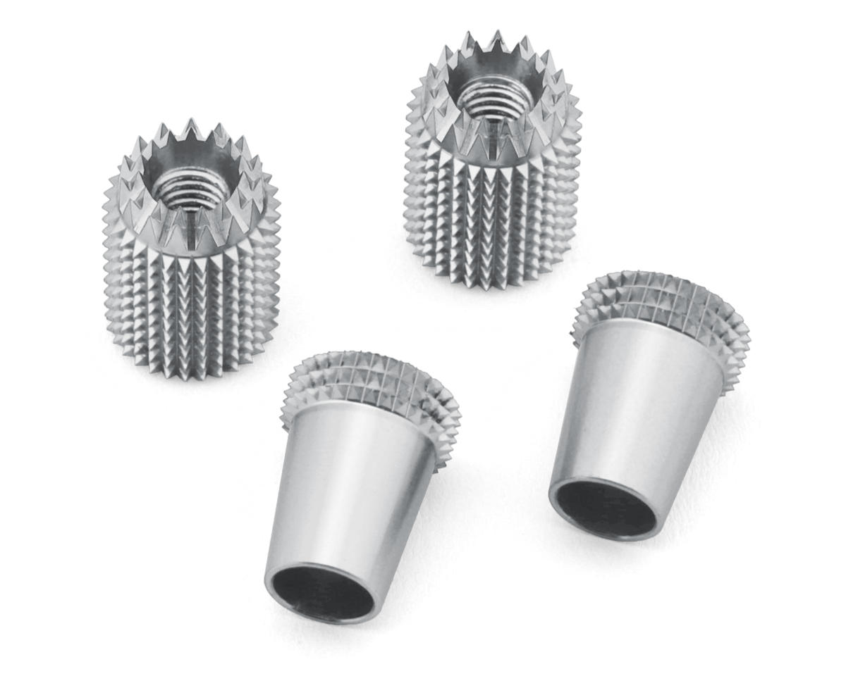 RadioMaster Sticky 360 Gimbal Stick Ends for AG01/AG01-V Gimbals (4mm Thread) (Silver)