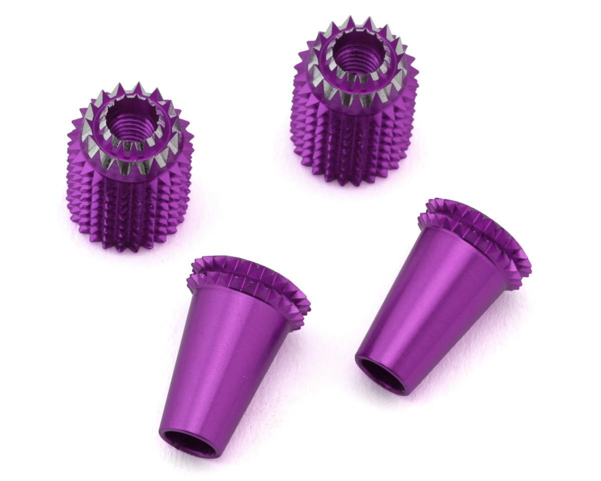 RadioMaster Sticky 360 Gimbal Stick Ends for AG01 Mini Gimbals (3mm Thread) (Purple)