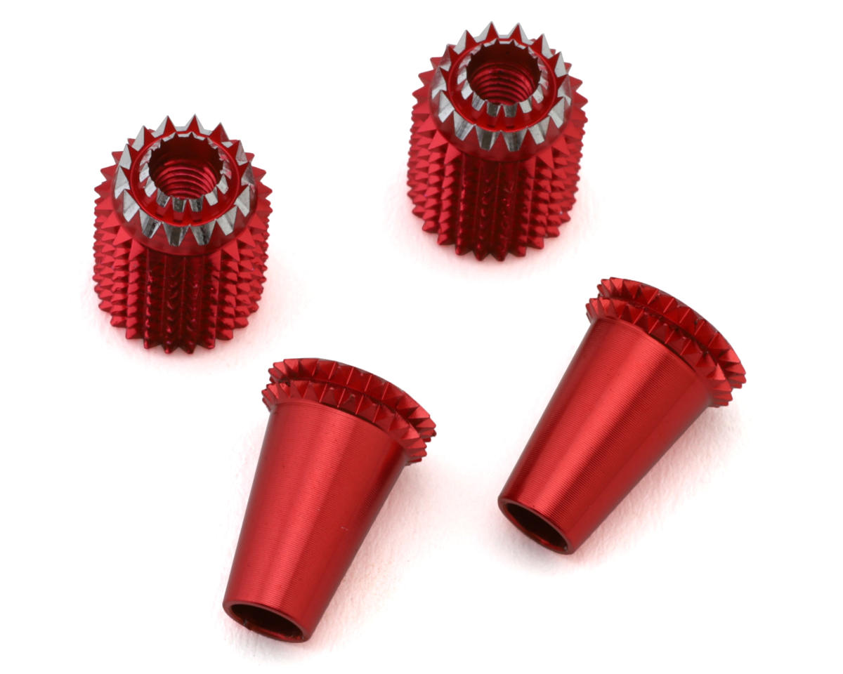 RadioMaster Sticky 360 Gimbal Stick Ends for AG01 Mini Gimbals (3mm Thread) (Red)