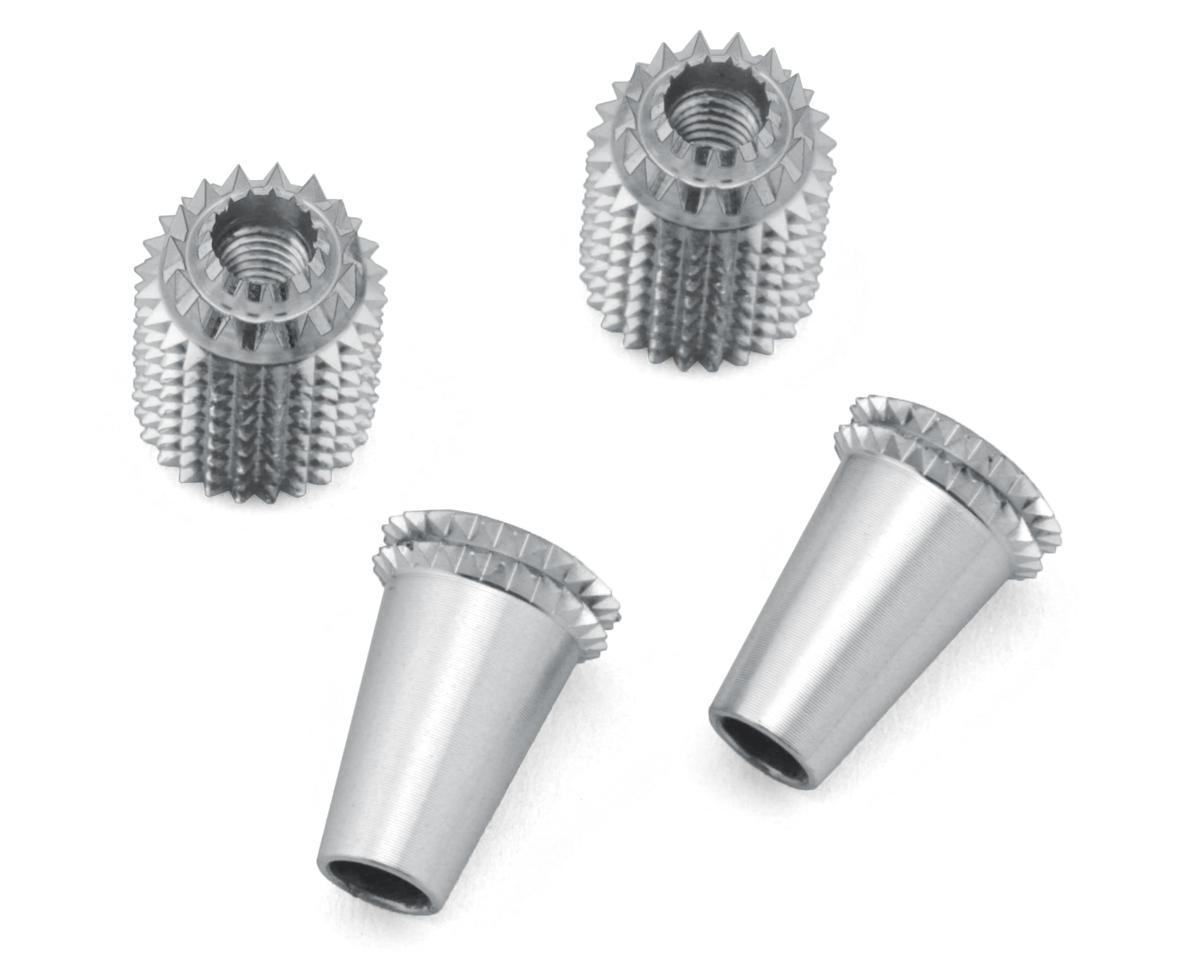 RadioMaster Sticky 360 Gimbal Stick Ends for AG01 Mini Gimbals (3mm Thread) (Silver)