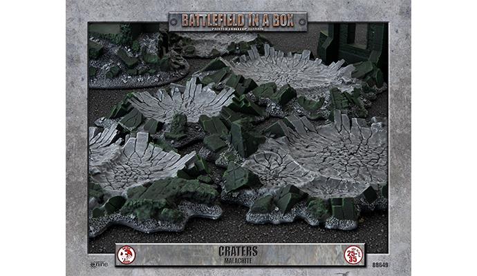 Battlefield in a Box (BB649) - Gothic Battlefields: Craters - Malachit